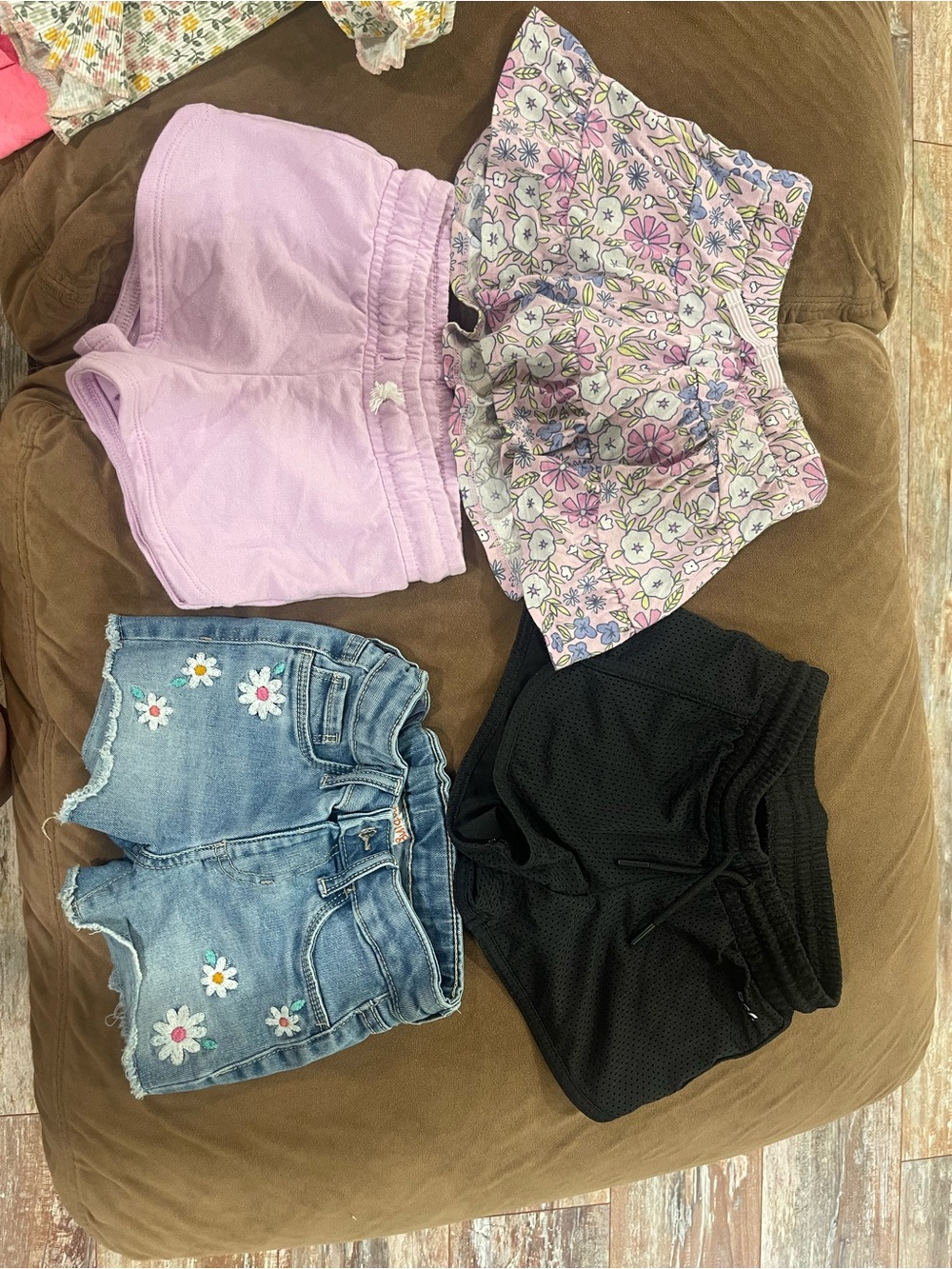 jumping beans Light Blue Denim Girls' Shorts